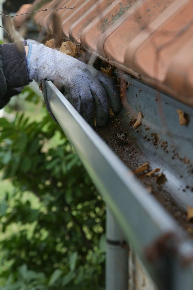 Guttering installation and repair on residential home