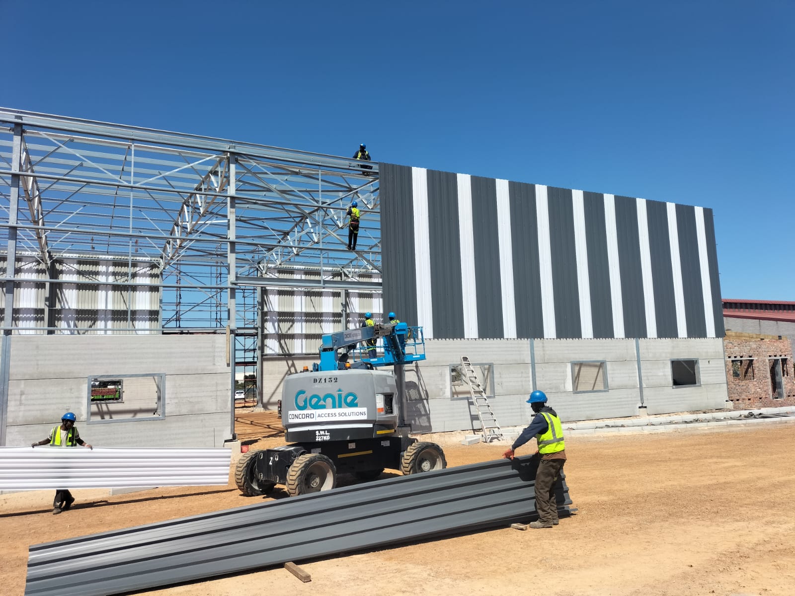 Commercial waterproofing project in Durbanville